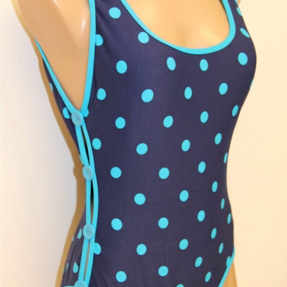 Polka Dot One-Piece Swimsuit